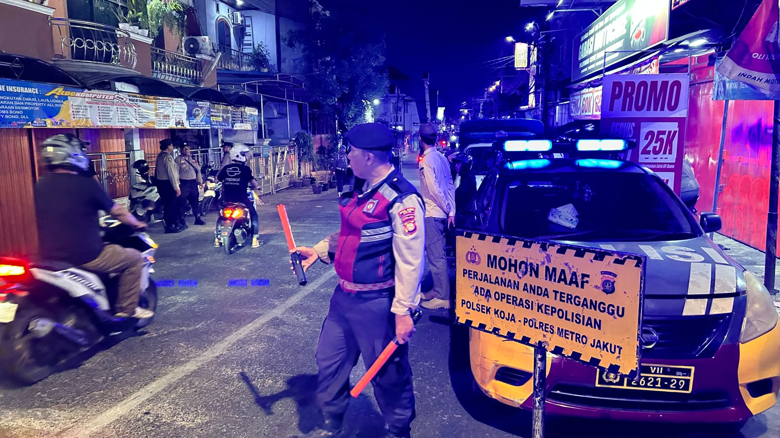 Polsek Koja Intensifkan Patroli KRYD, Tawuran hingga Street Crime Jadi Sasaran