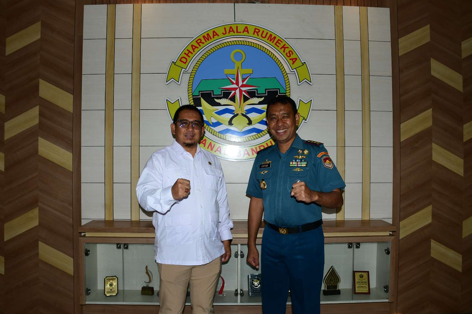 Danlanal Bandung Terima Kunjungan Kerja Wakil Ketua I DPRD Kota Bandung di Mako Lanal Bandung