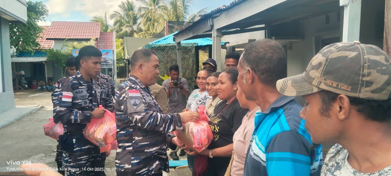 Cahaya Semangat Dari Timur, Dankodaeral X Tinjau Lanal Nabire Menyapa Prajurit dan Merangkul Masyarakat Papua