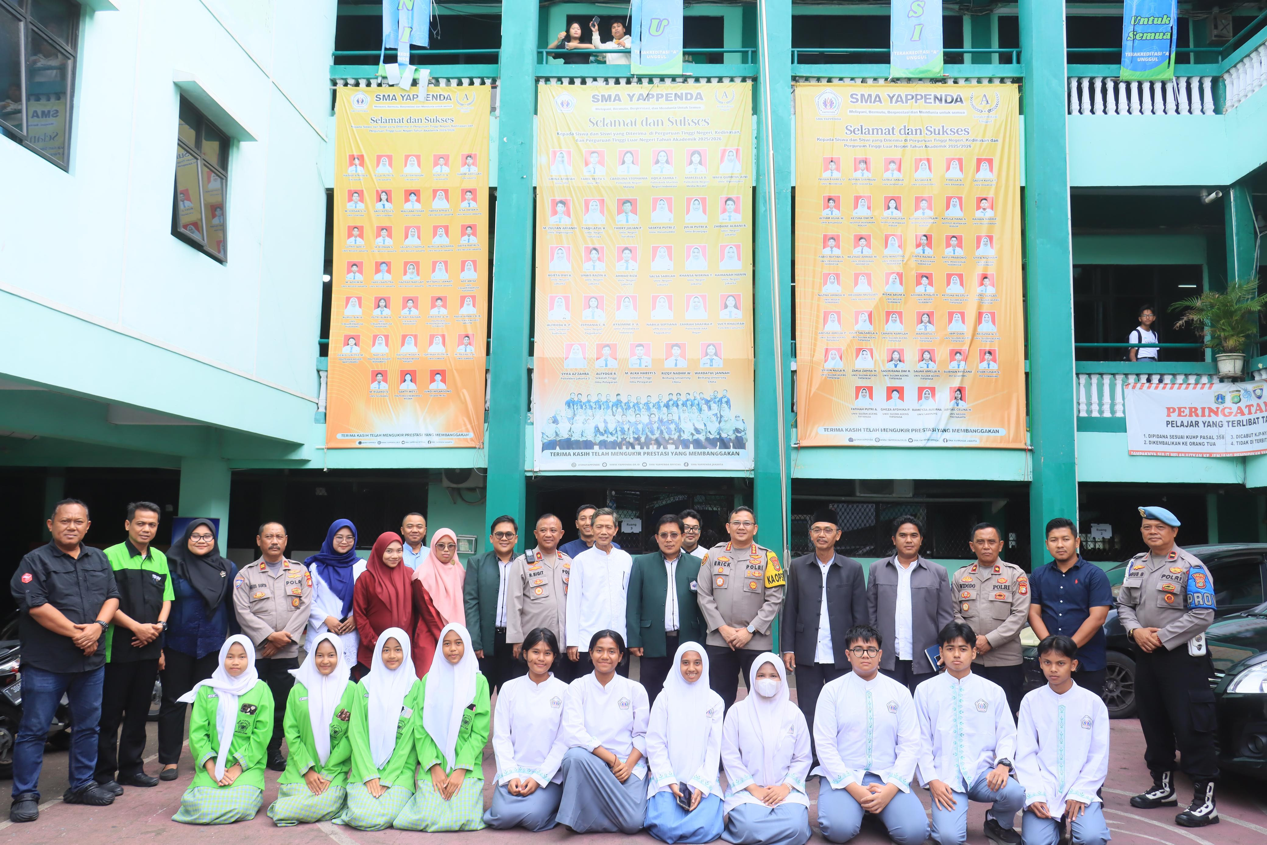 Kapolres Metro Jakarta Utara Gelar Police Go to School di SMK YAPPENDA, Tekankan Pencegahan Perilaku Menyimpang & Bullying