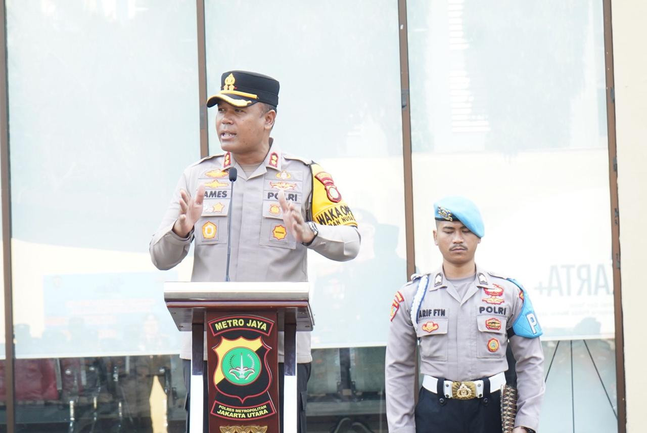 Wakapolres Metro Jakarta Utara Tekankan Larangan Gaya Hidup Hedon bagi Anggota dan Keluarga Polri