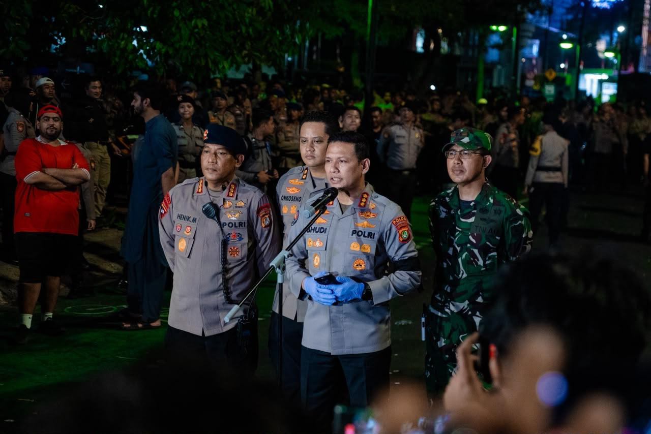 Penyampaian Aspirasi Berakhir Aman, Polisi Dalami Temuan Pisau dan Golok