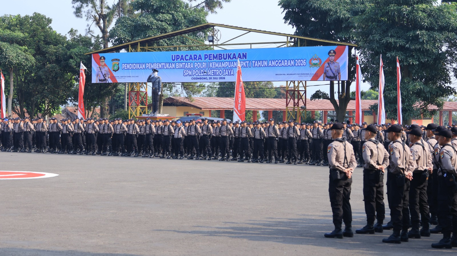 775 Siswa Bintara Polri Kemampuan SPKT Resmi Ikuti Pendidikan di SPN Polda Metro Jaya