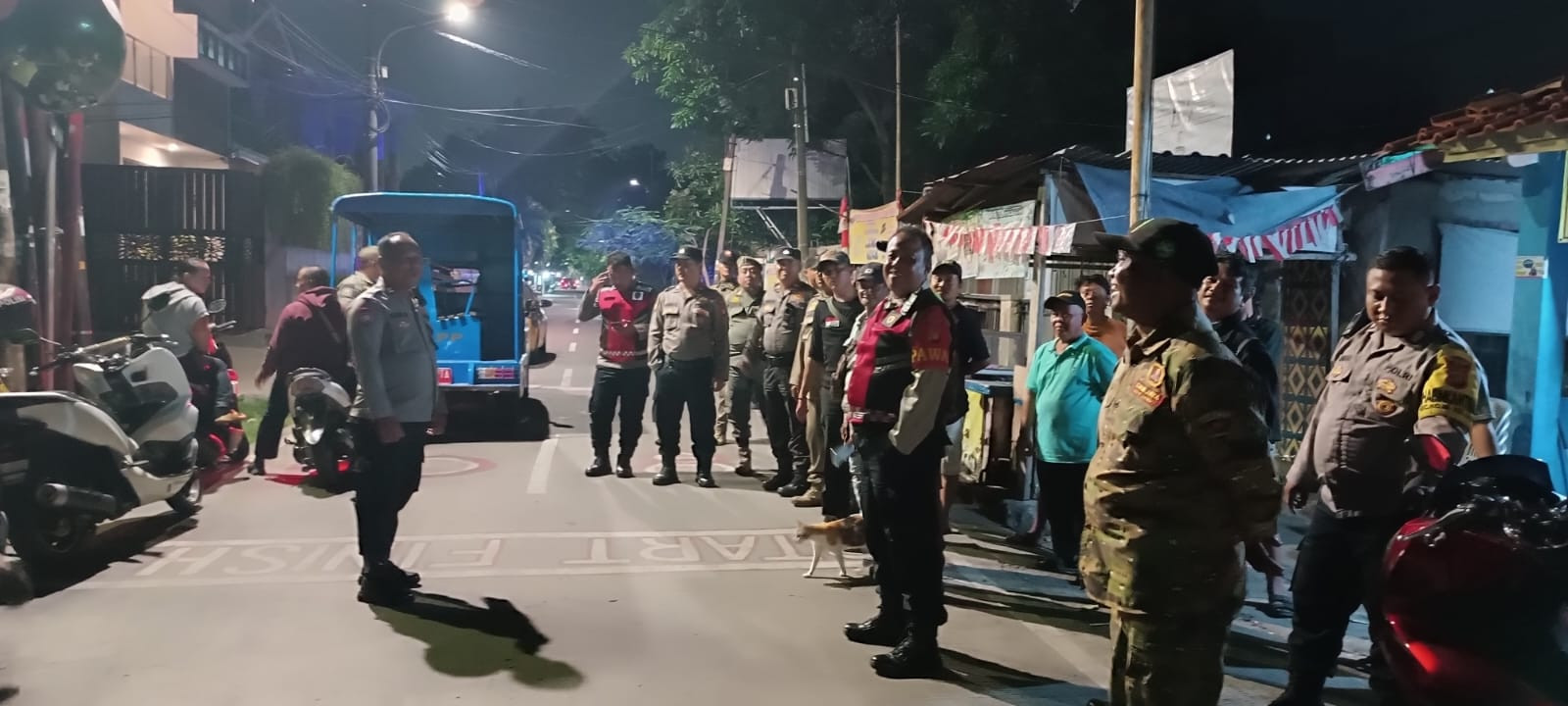 Jaga Jakarta Polsek Koja Gelar Patroli Skala Besar, Antisipasi Tawuran dan Street Crime