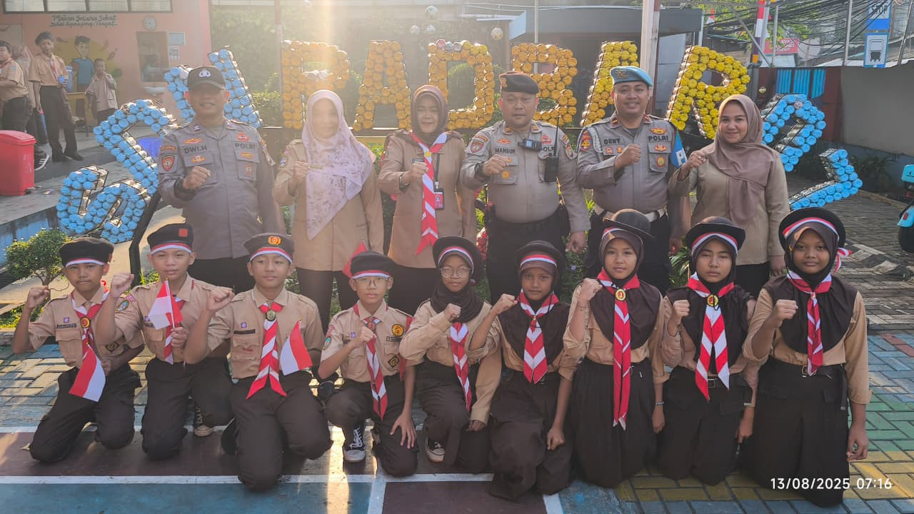 Polsek Pademangan Gelar “Polri Goes to School” di SDN 07 Pademangan Barat: Ajak Siswa Jaga Keamanan dan Tolak Narkoba