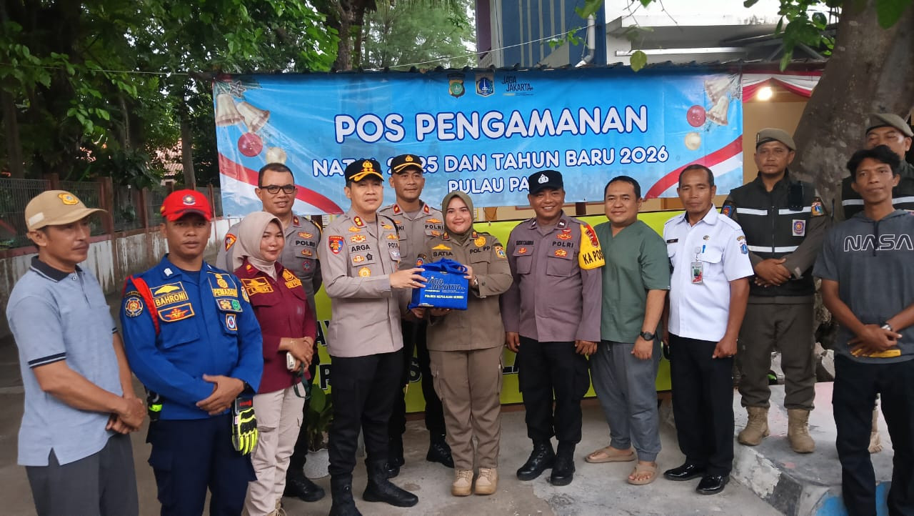 Kapolres Kepulauan Seribu Tinjau Pos Pengamanan Tahun Baru 2026, Pastikan Wisatawan Terlayani dengan Baik