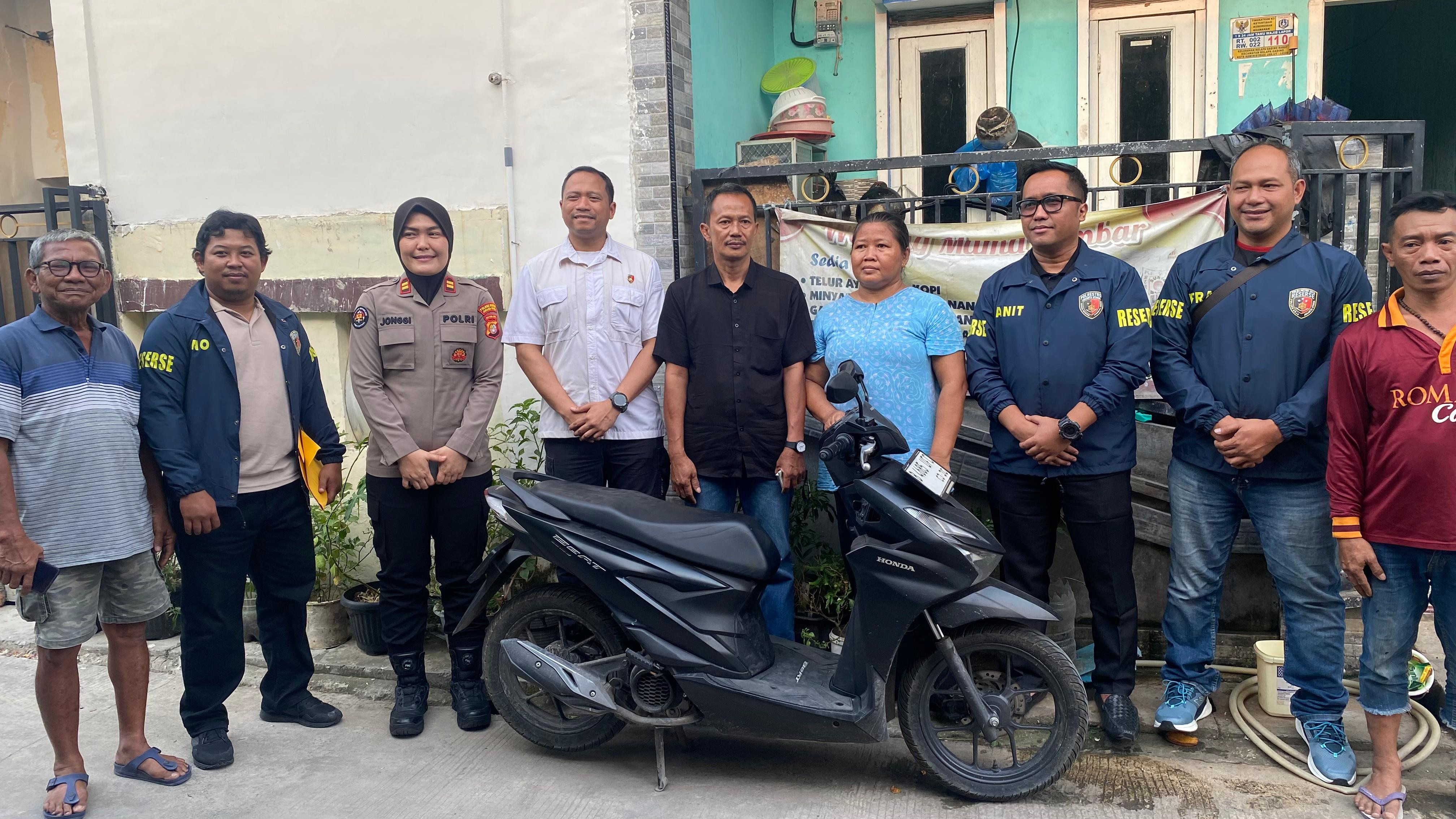 Polisi Kembalikan Motor Curian kepada Korban, Pelaku Curanmor di Jakarta Utara Terancam 7 Tahun Penjara