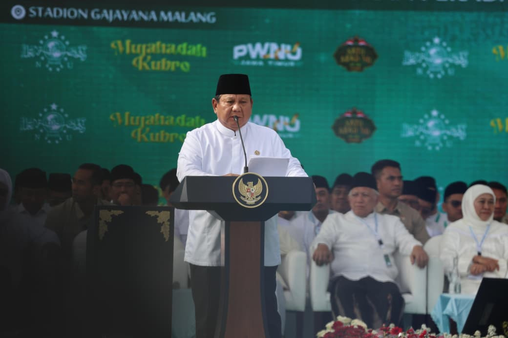 Di Hadapan Warga NU, Prabowo: Saya Tidak Akan Mundur Setapak Pun Berantas Korupsi