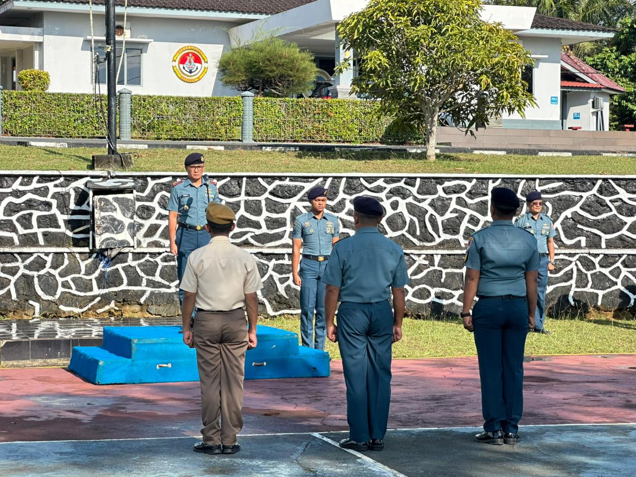 Lanal Dabo Singkep Gelar Upacara Kenaikan Pangkat Personel Periode 1 April 2026