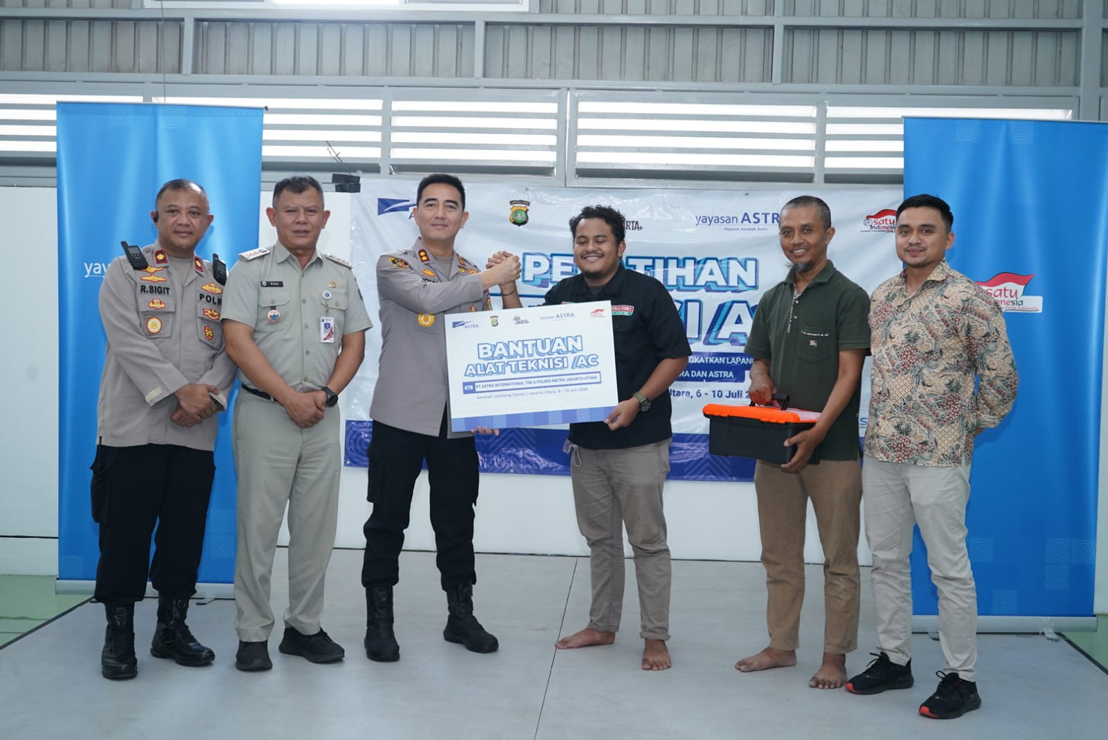 Wakapolres Jakut: Pelatihan Teknisi AC Astra jadi Upaya Tekan Pengangguran dan Cegah Kriminalitas