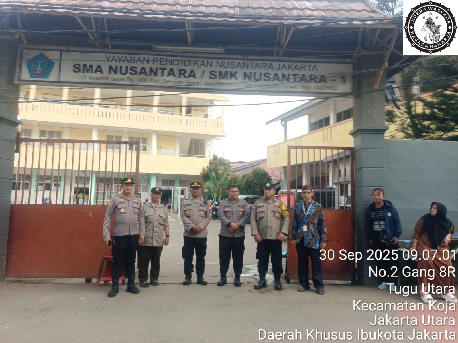 Polsek Cilincing Gelar Police Go To School di SMA Nusantara, Ingatkan Siswa Tak Ikut Aksi Unras