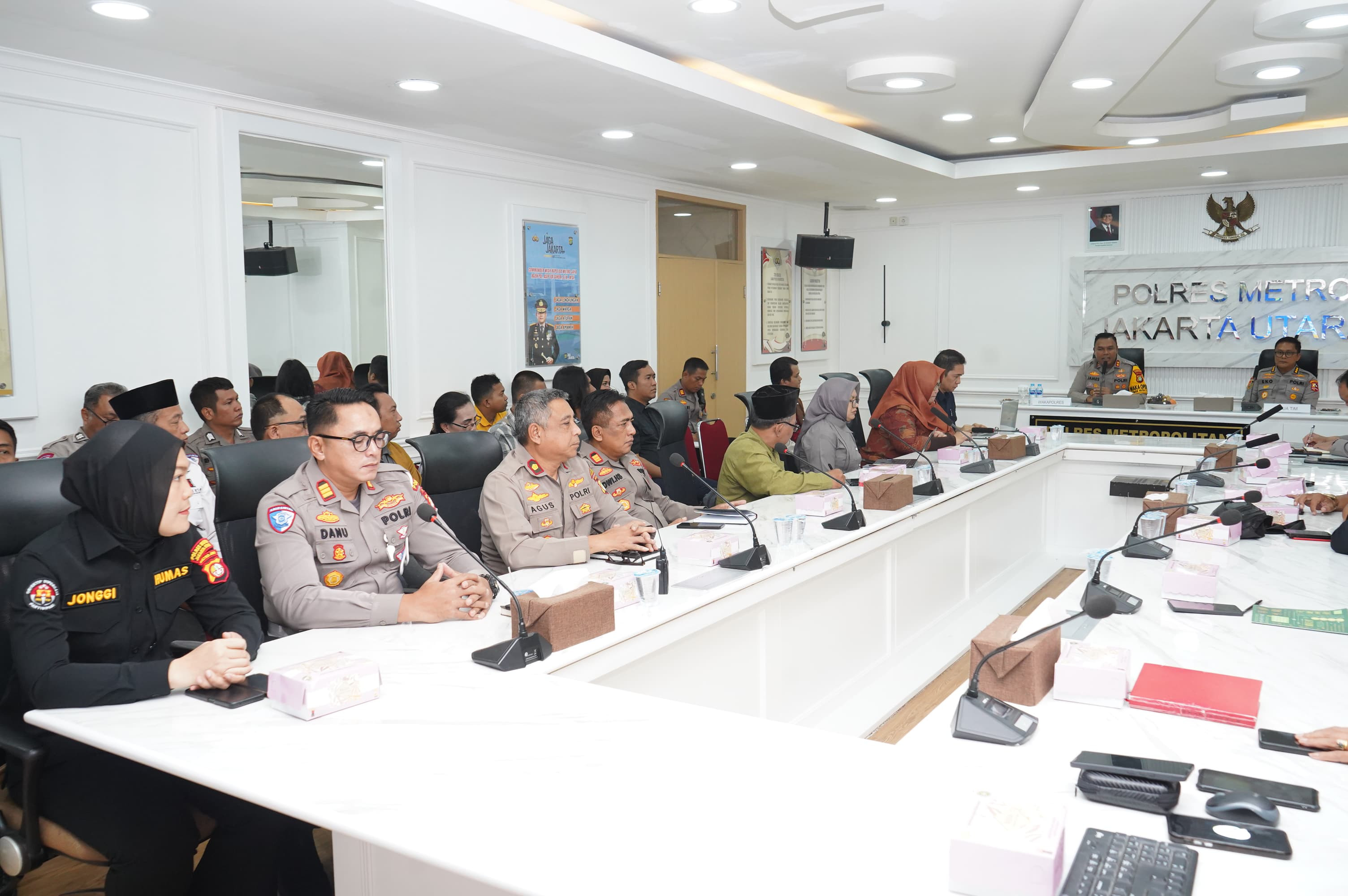 STIK Lemdiklat Polri Kunjungi Polres Metro Jakarta Utara