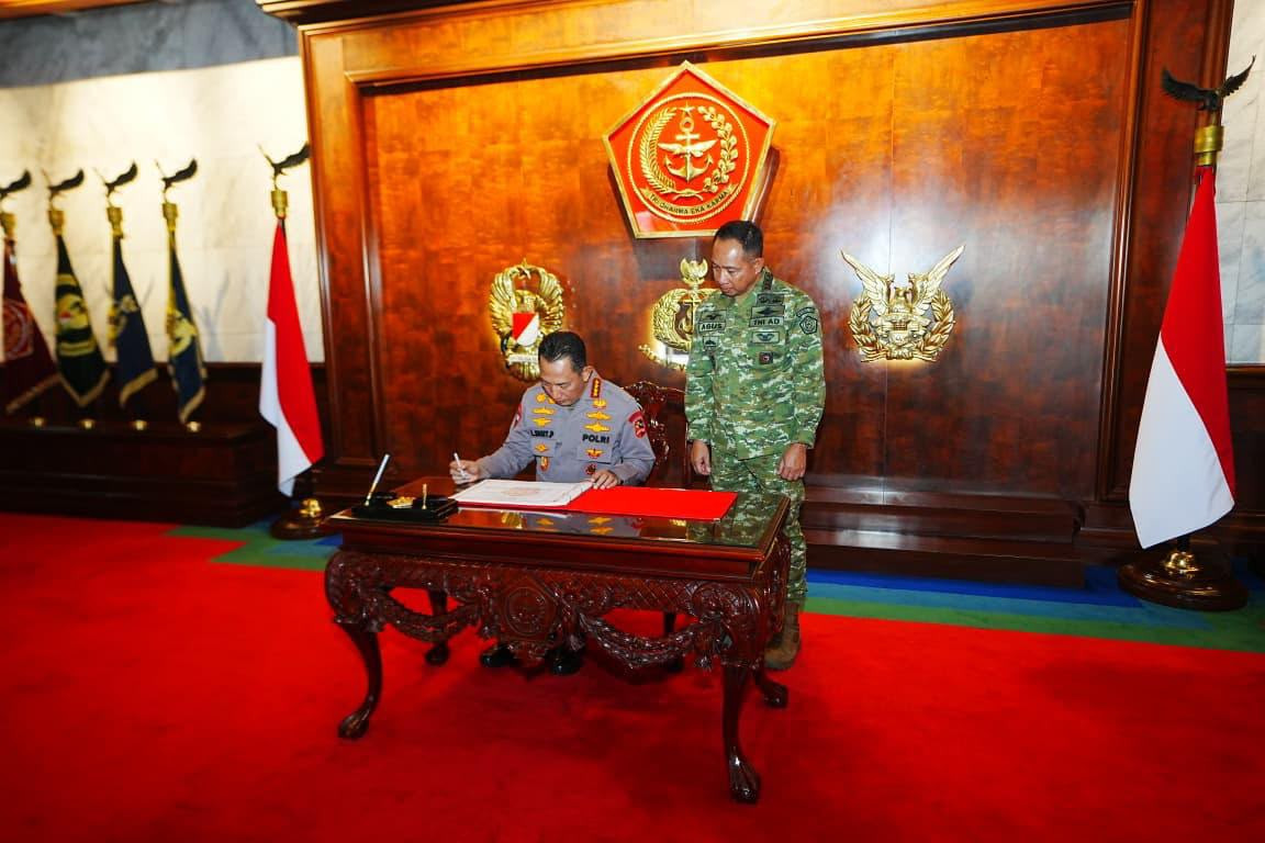 Panglima TNI Terima Kunjungan Silaturahmi Kapolri, Pererat Solidaritas TNI-Polri