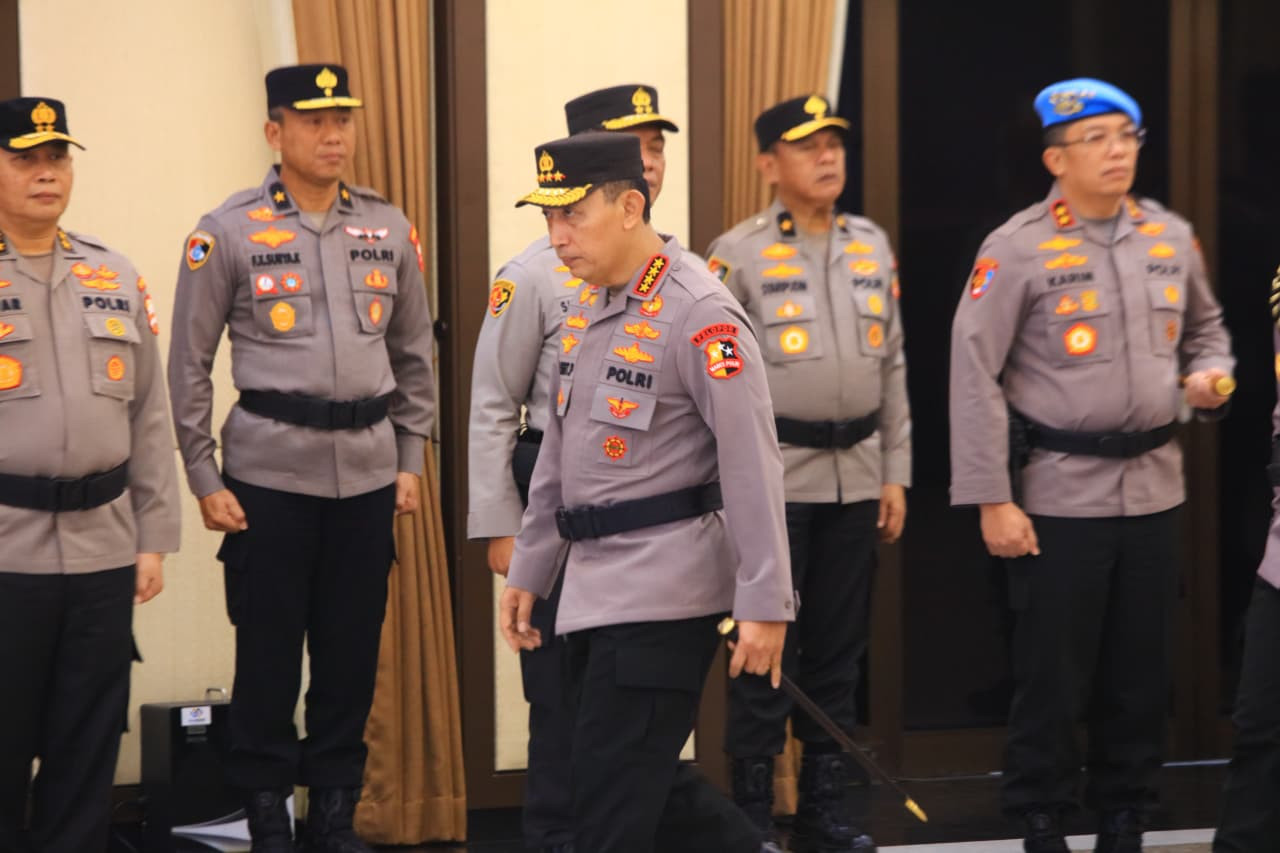 27 Pati Polri Naik Pangkat, Upacara Dipimpin di Rupattama Mabes Polri