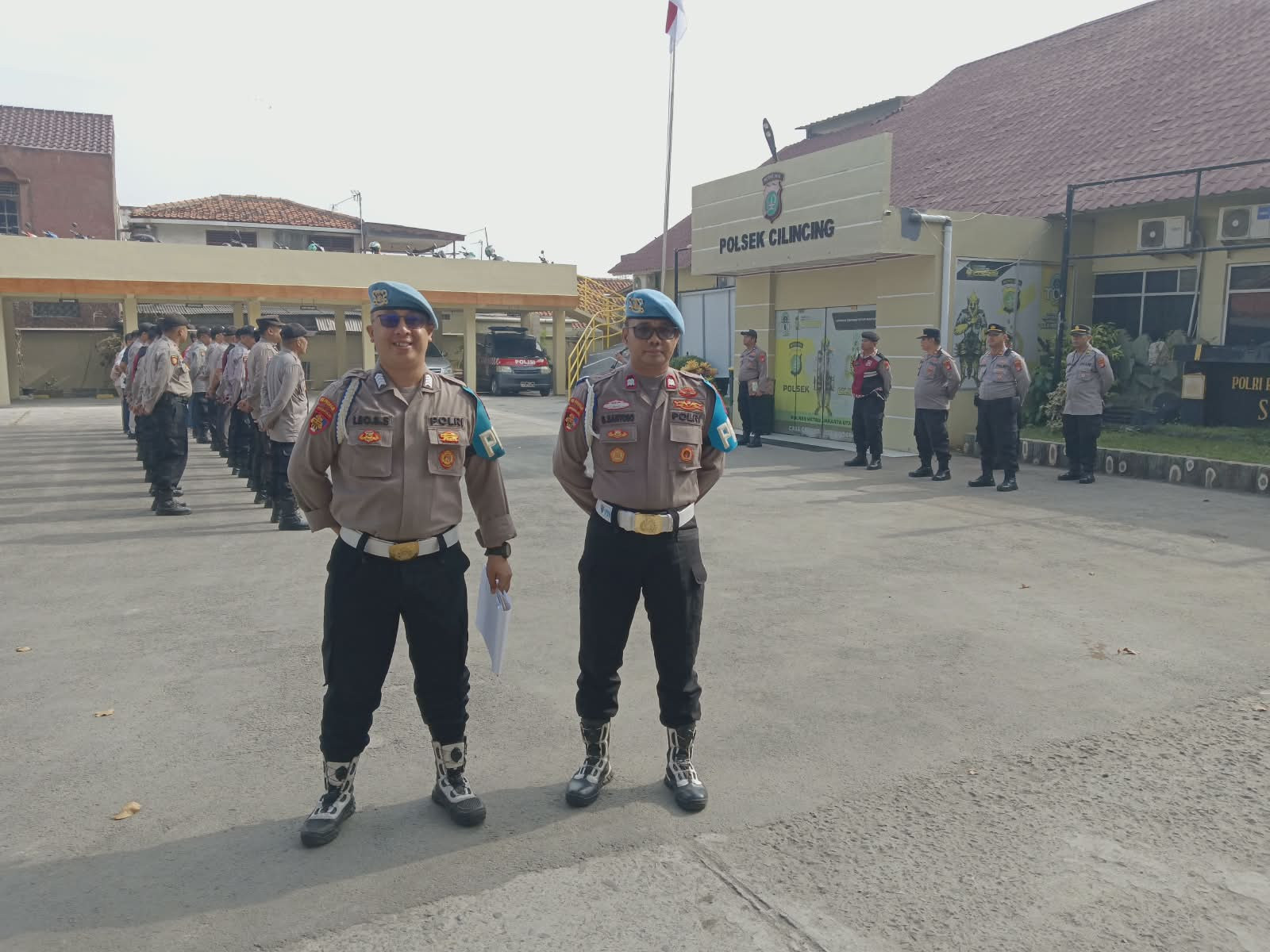 Polsek Cilincing Siagakan Personel Jelang May Day, Antisipasi Tawuran dan Gangguan Kamtibmas