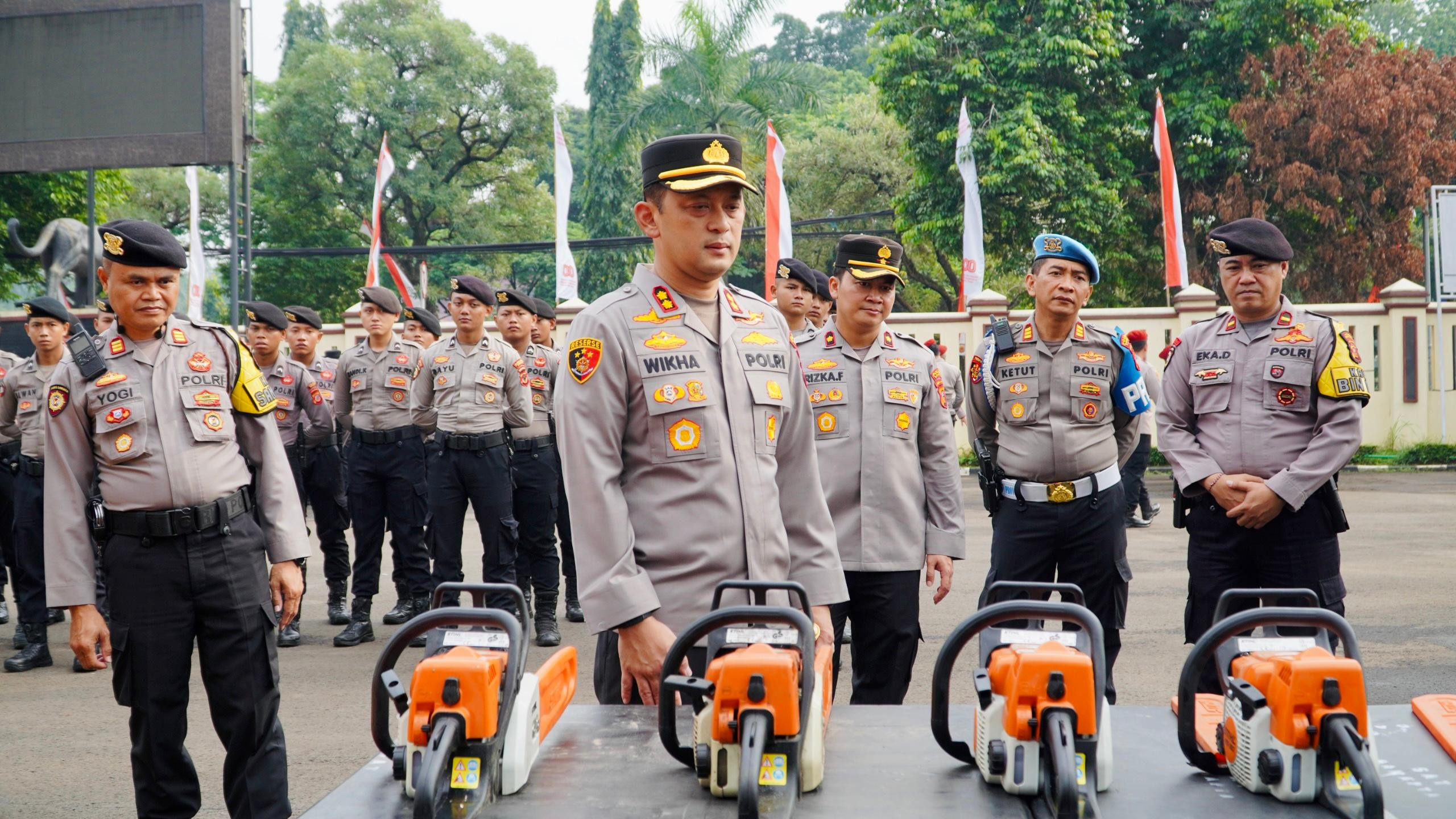 Kapolres Bogor Pastikan Kesiapan Peralatan Penanggulangan Bencana