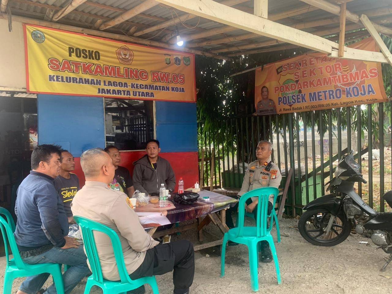 Polsek Koja Perkuat Kamtibmas Melalui Program Jaga Jakarta On The Spot di Lagoa