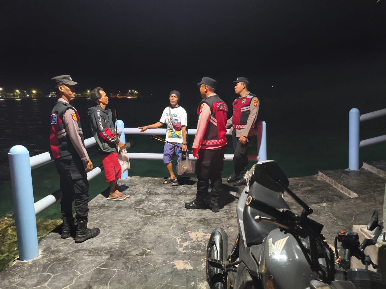 Jakarta On The Spot Polsek Kepulauan Seribu Utara, Warga Diajak Aktif Jaga Kamtibmas dan Manfaatkan Layanan Polisi 110
