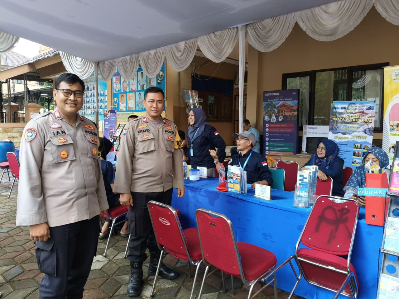 Kawal 2.300 Peserta, Polsek Bantargebang Amankan Kompetisi Matematika se-Bekasi di Yayasan Teratai Putih