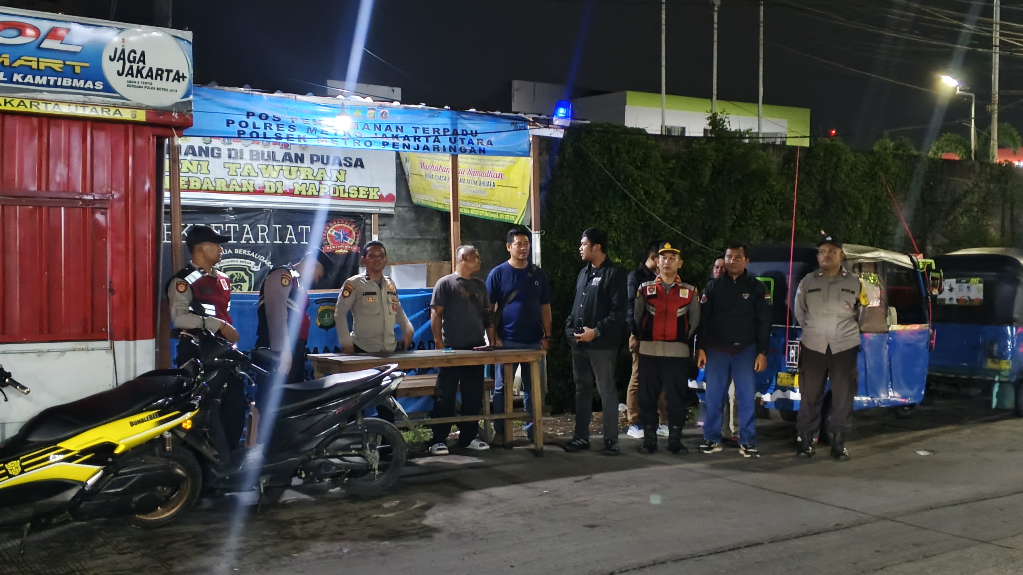 Polsek Metro Penjaringan Patroli KRYD, Antisipasi Tawuran hingga Kejahatan Jalanan di Titik Rawan