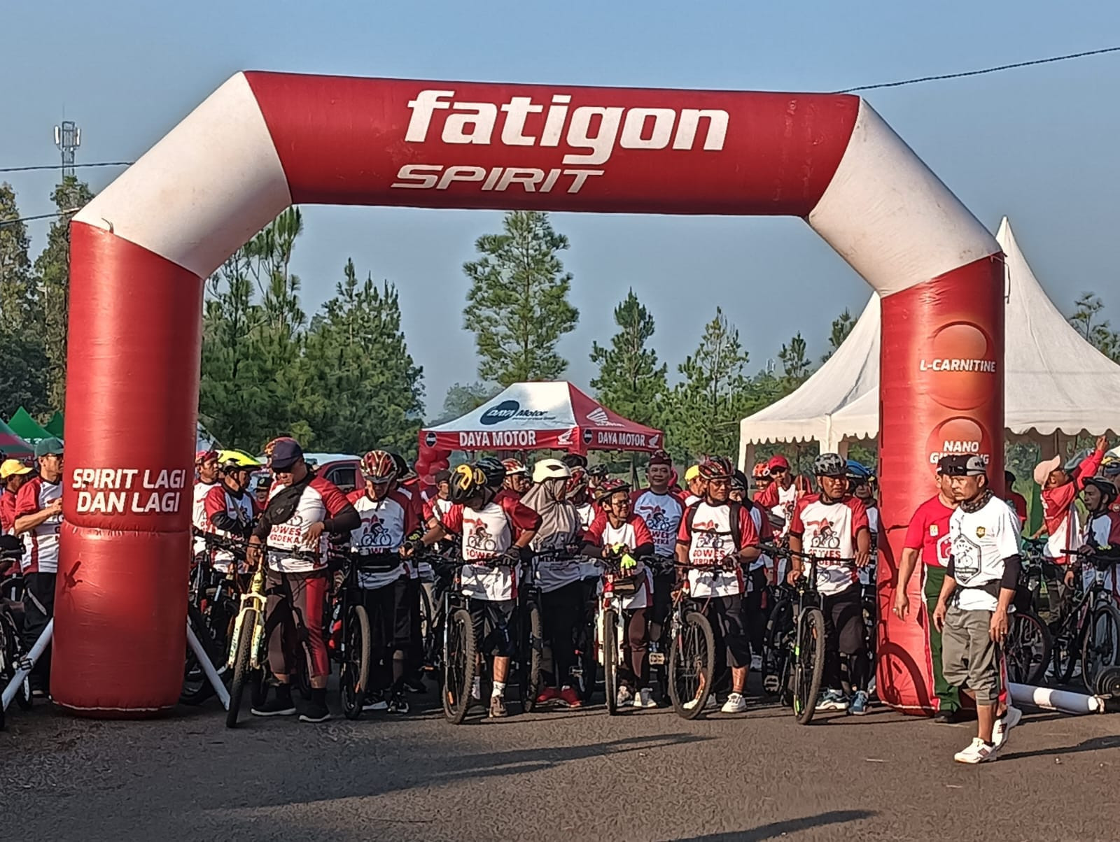 Pengamanan Kegiatan Gowes Merdeka Komunitas Pegoan Padurenan