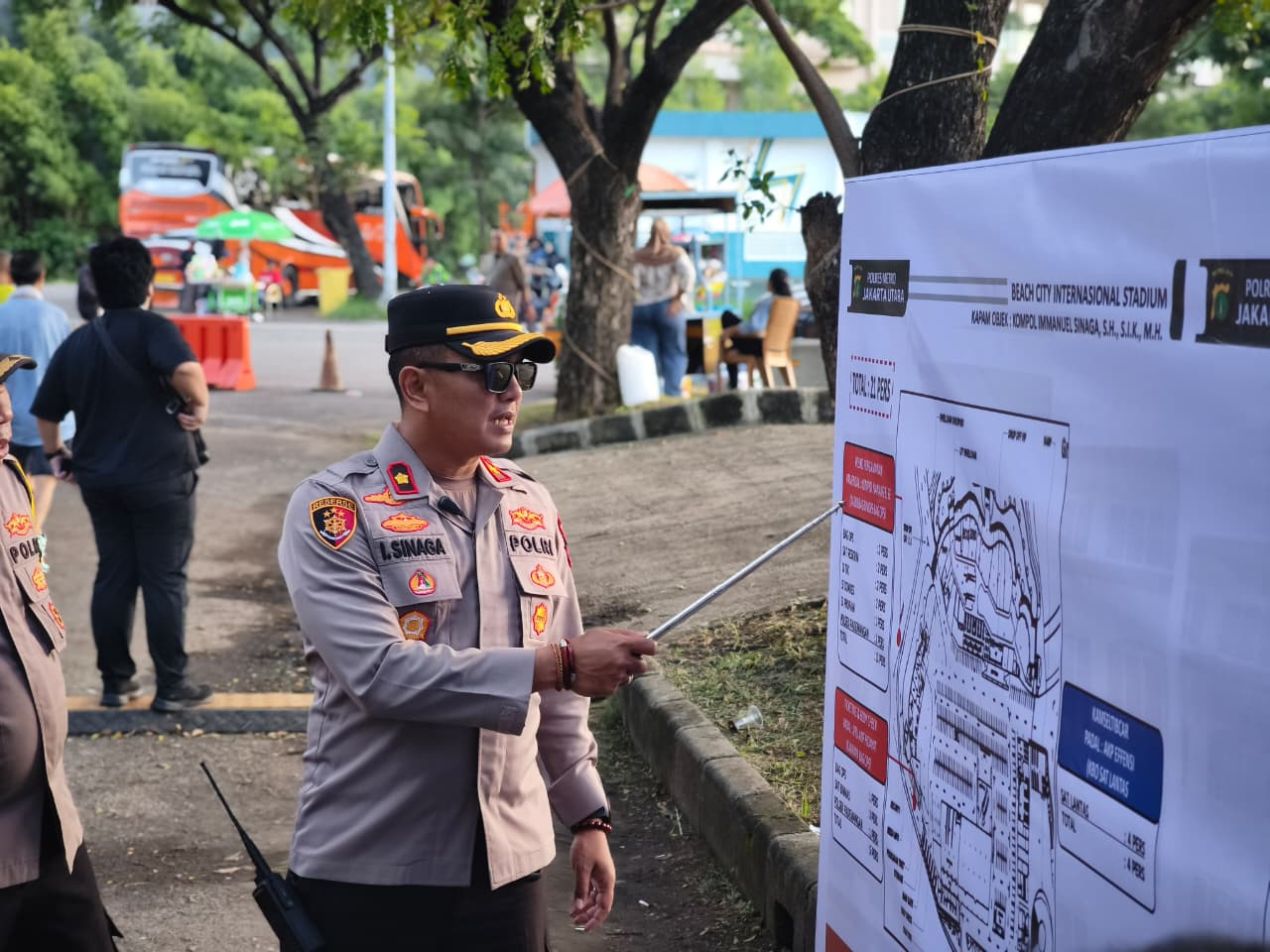 Polisi Gelar Apel dan TWG Pengamanan Konser Bryan Adams di Ancol