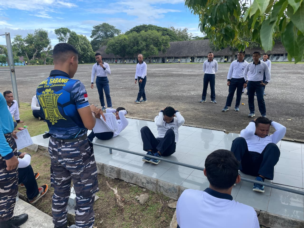 Lanal Sabang Gelar Tes Samapta Rutin