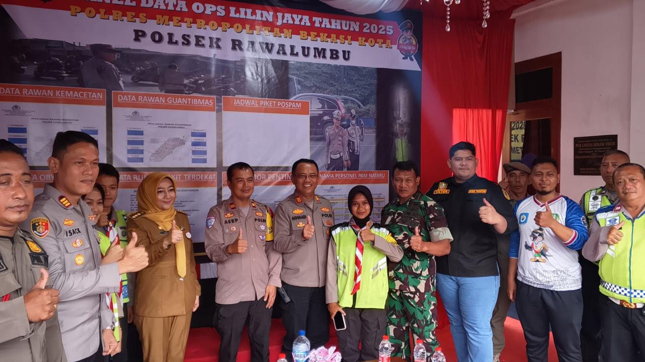 Forkopimcam Bekasi Timur Tinjau Kesiapan Pos Pengamanan Natal 2025 dan Tahun Baru 2026 di Tol Bekasi Timur