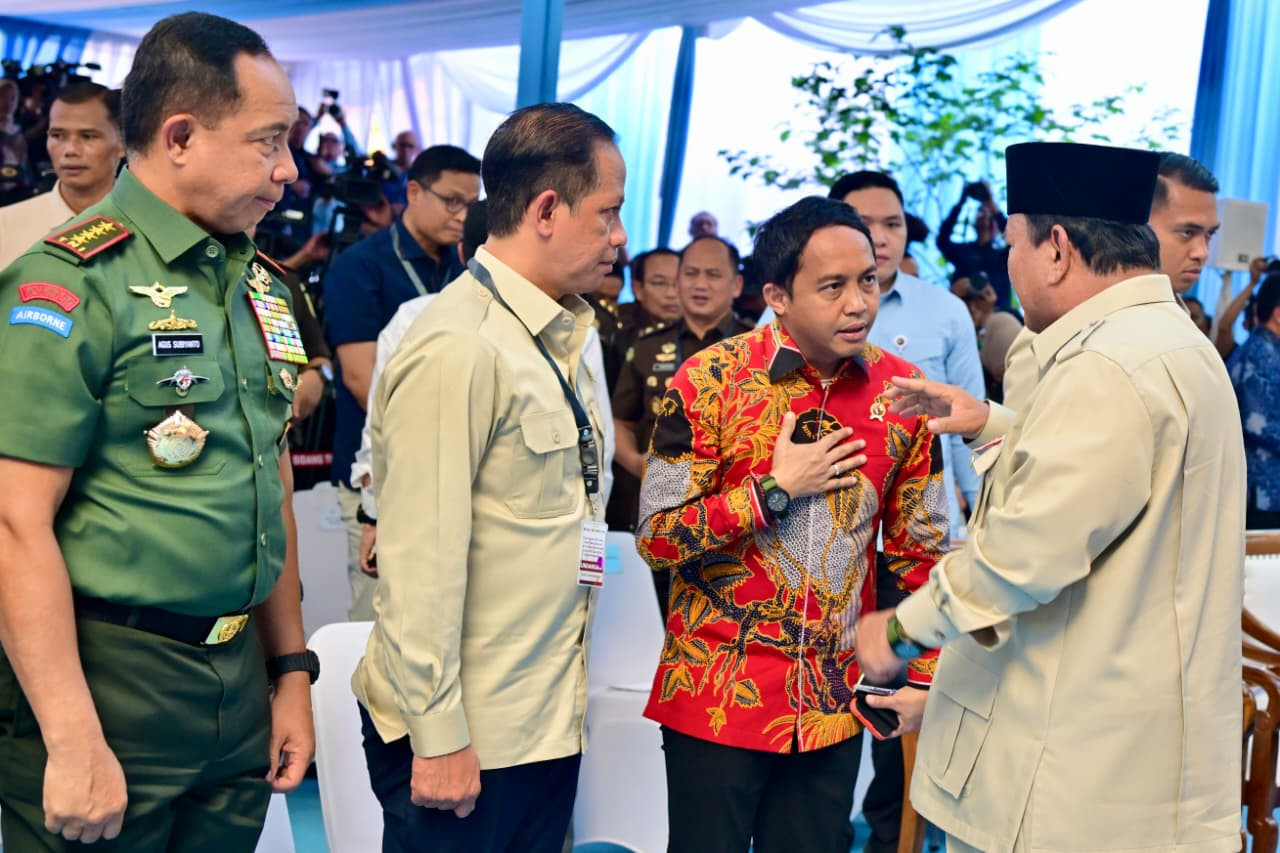 Panglima TNI Hadiri Penyerahan Uang Sitaan Negara Rp 6,6 Triliun di Kejaksaan Agung