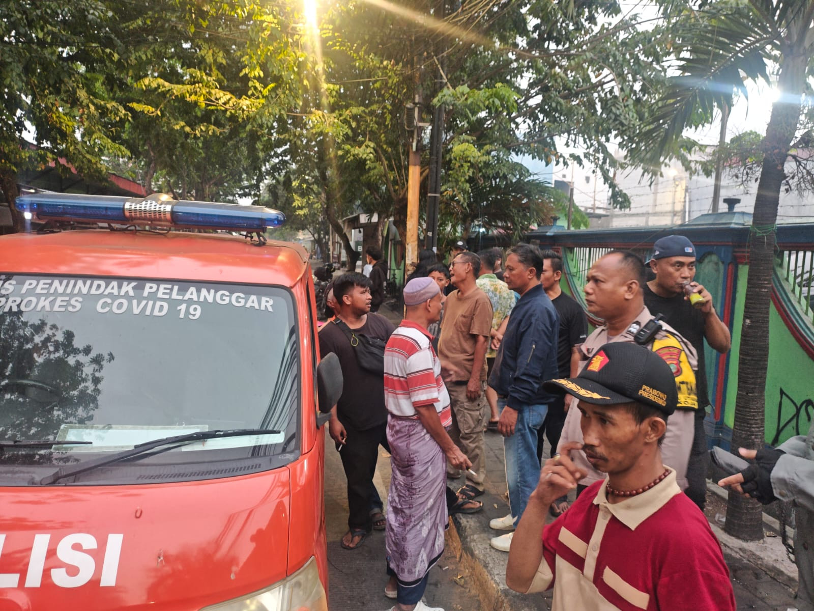 Kepergok Curi Motor di Koja, Polsek Koja Amankan Dua Pelaku Diamuk Massa Motor Pelaku Dibakar