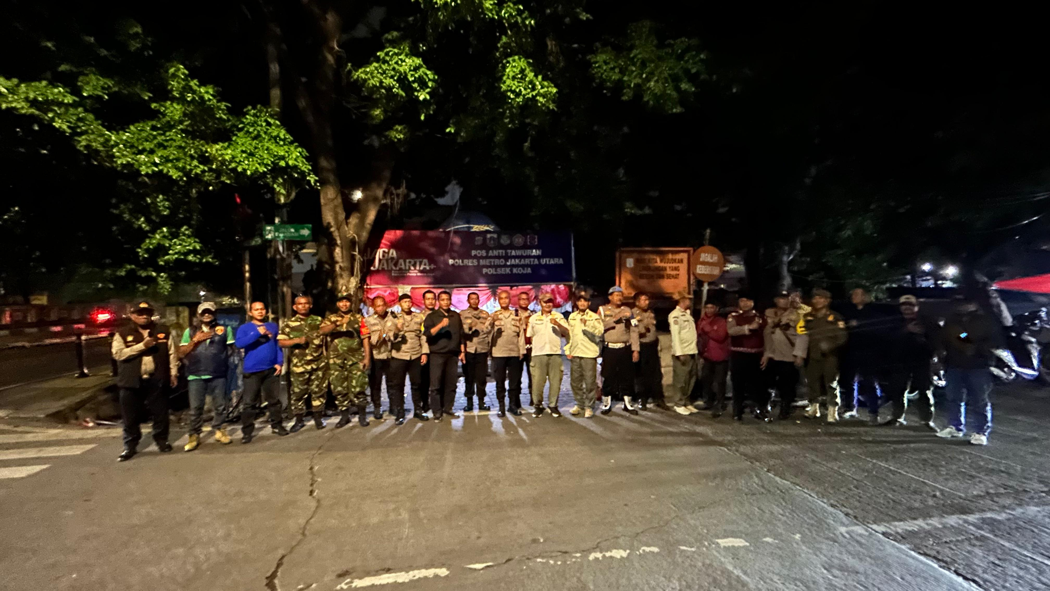 Patroli KRYD Polsek Koja Perketat Keamanan Akhir Pekan, Puluhan Personel Dikerahkan