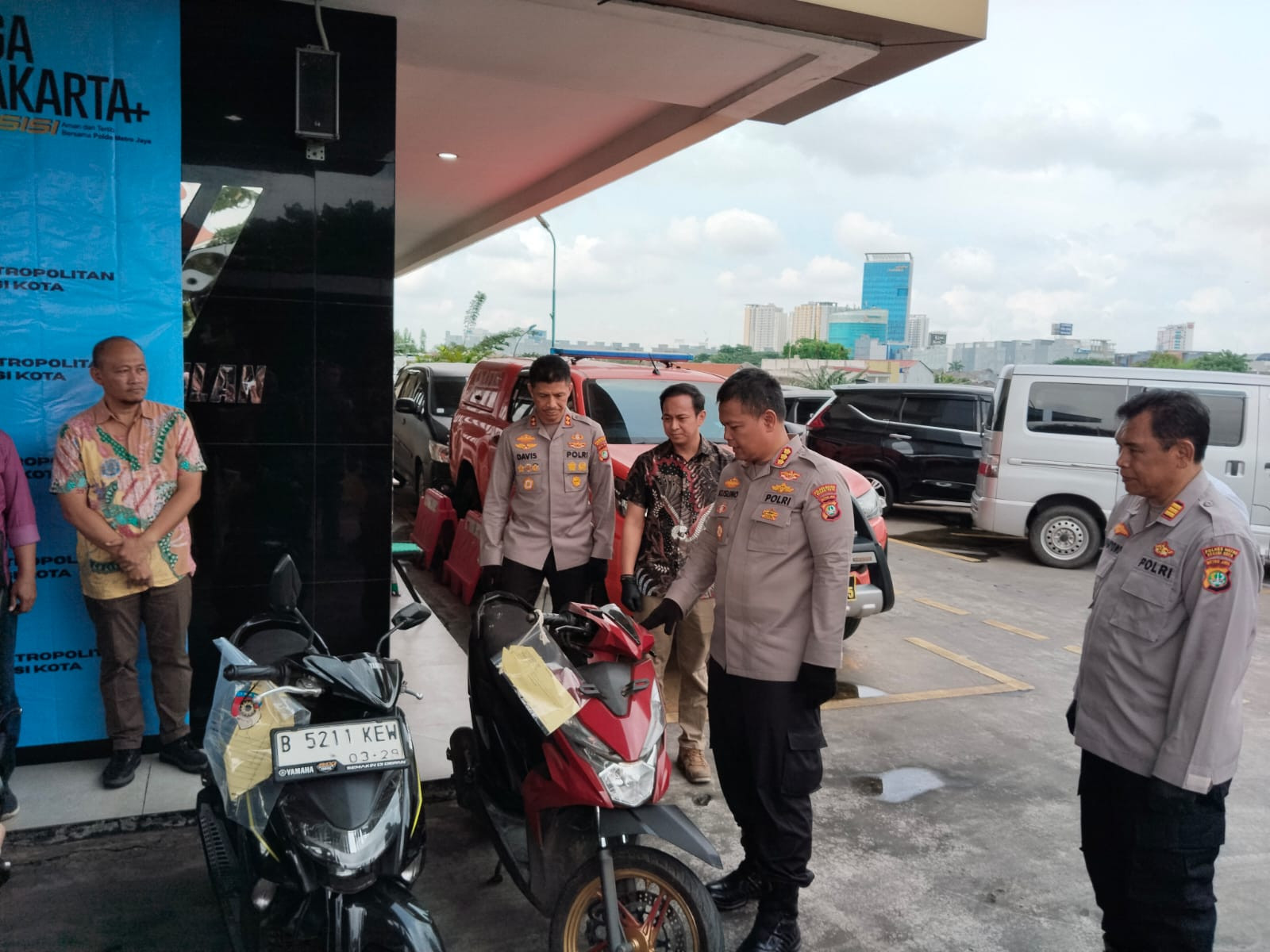 Satreskrim Polres Metro Bekasi Kota Tangkap Komplotan Curanmor, Empat Pelaku Masih DPO