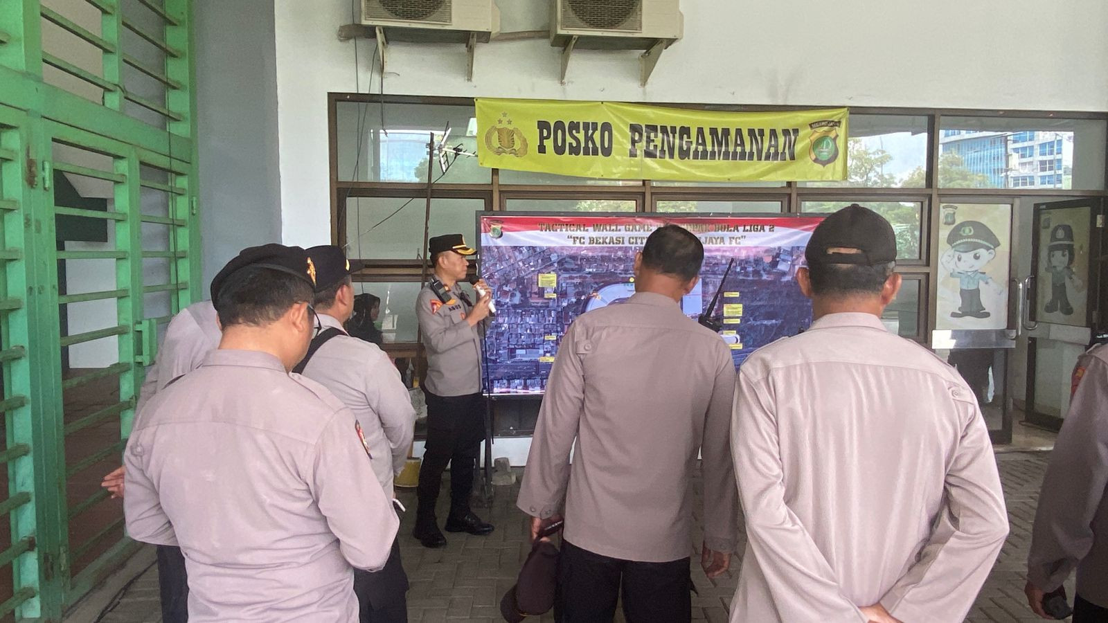 Amankan Duel Panas FC Bekasi City vs Sriwijaya FC, Polres Metro Bekasi Kota Terjunkan Personel Gabungan di Stadion PCB