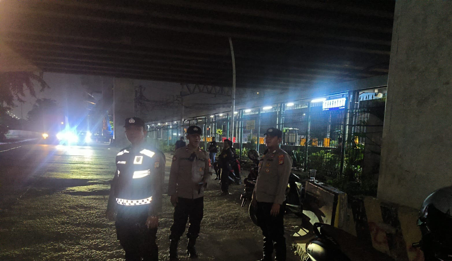 Polsek Pademangan Gelar Patroli KRYD dan Razia Stasioner, Situasi Wilayah Terpantau Aman dan Kondusif