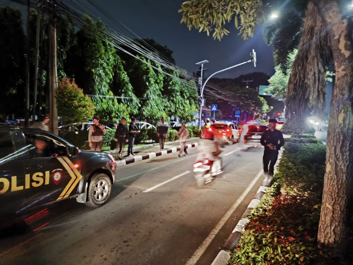 Cegah Kejahatan Jalanan dan Aksi Balapan Liar, Polres Metro Bekasi Kota Gelar Patroli Malam Skala Besar