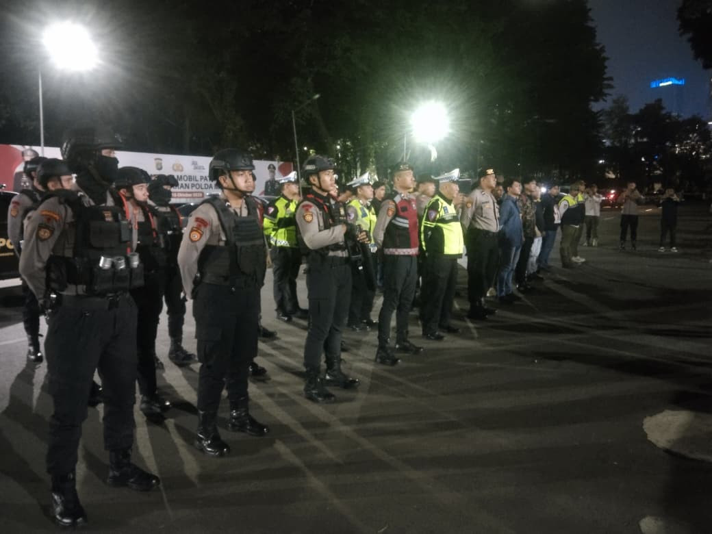 Polda Metro Jaya Gelar Patroli Malam di Jakarta Selatan, Libatkan 50 Personel Gabungan