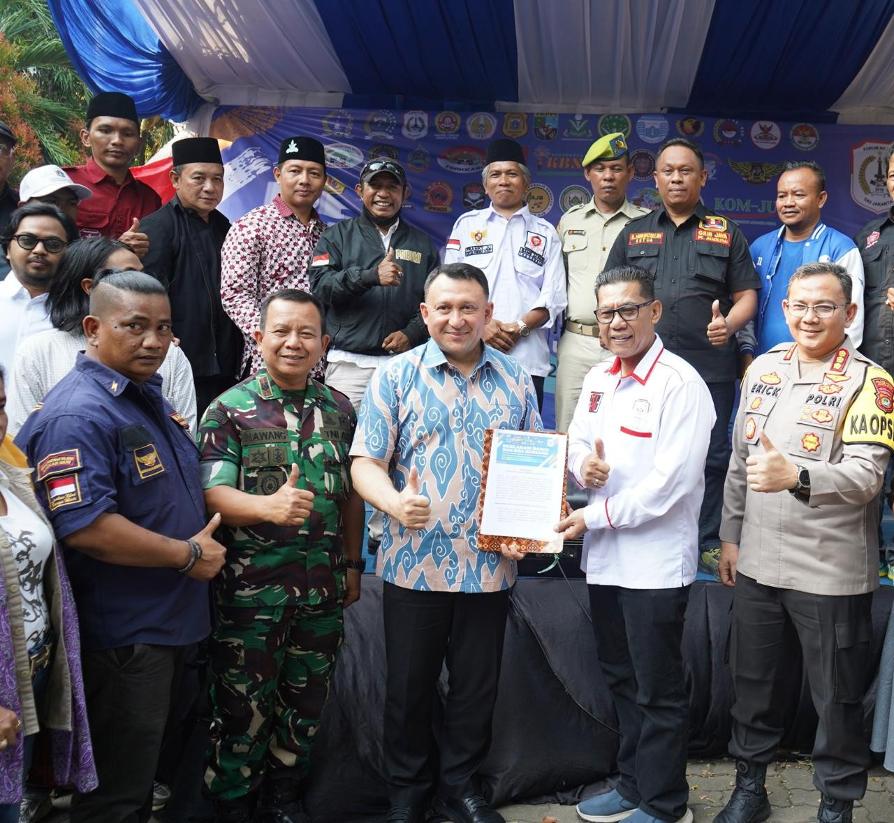 Polres Metro Jakarta Utara Gelar Deklarasi Damai dan Doa Bersama, Perkuat Gerakan “Jaga Jakarta”