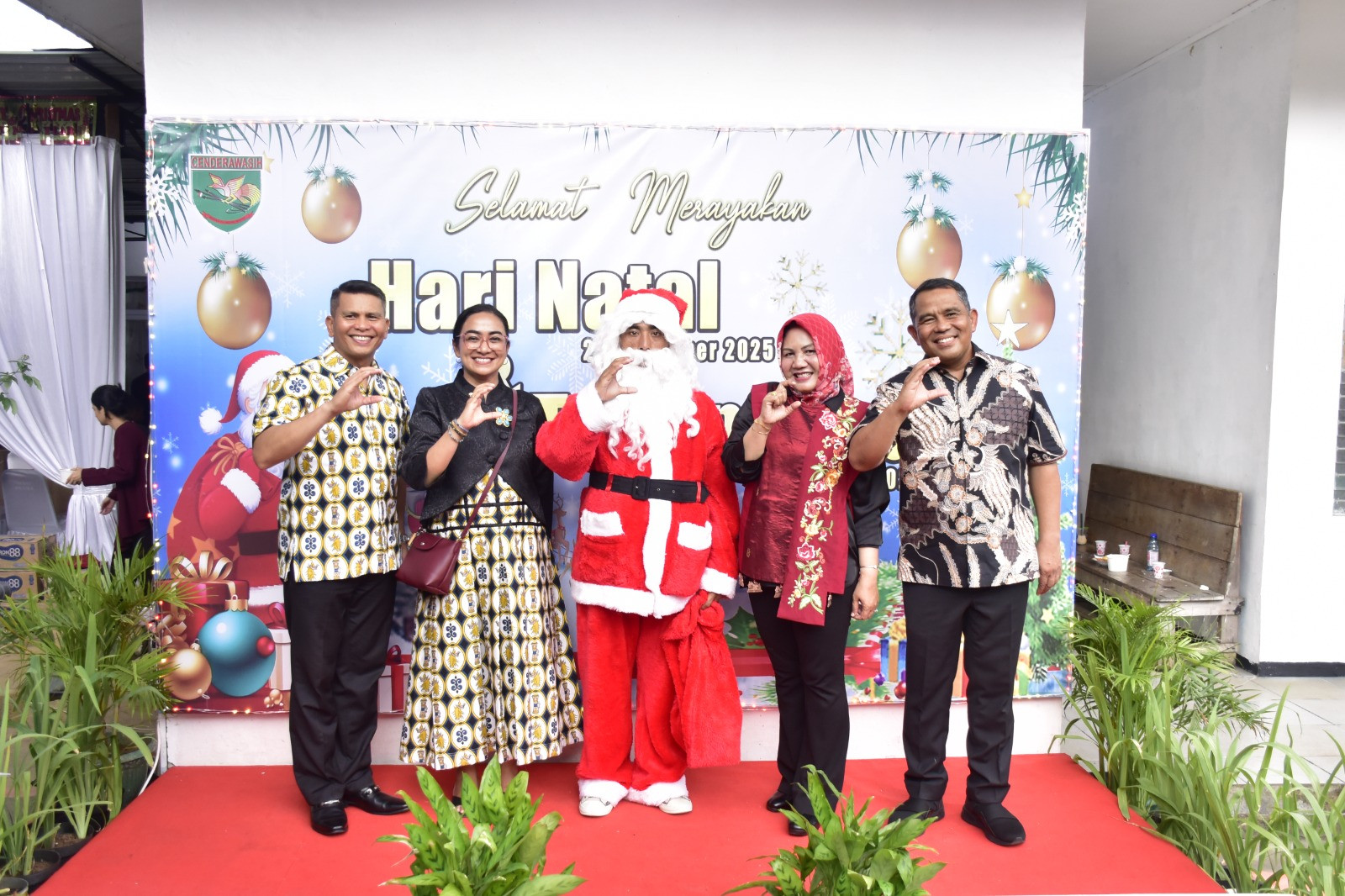 Momen Sukacita Natal, Dankodaeral X Pererat Kebersamaan Prajurit Kodaeral X