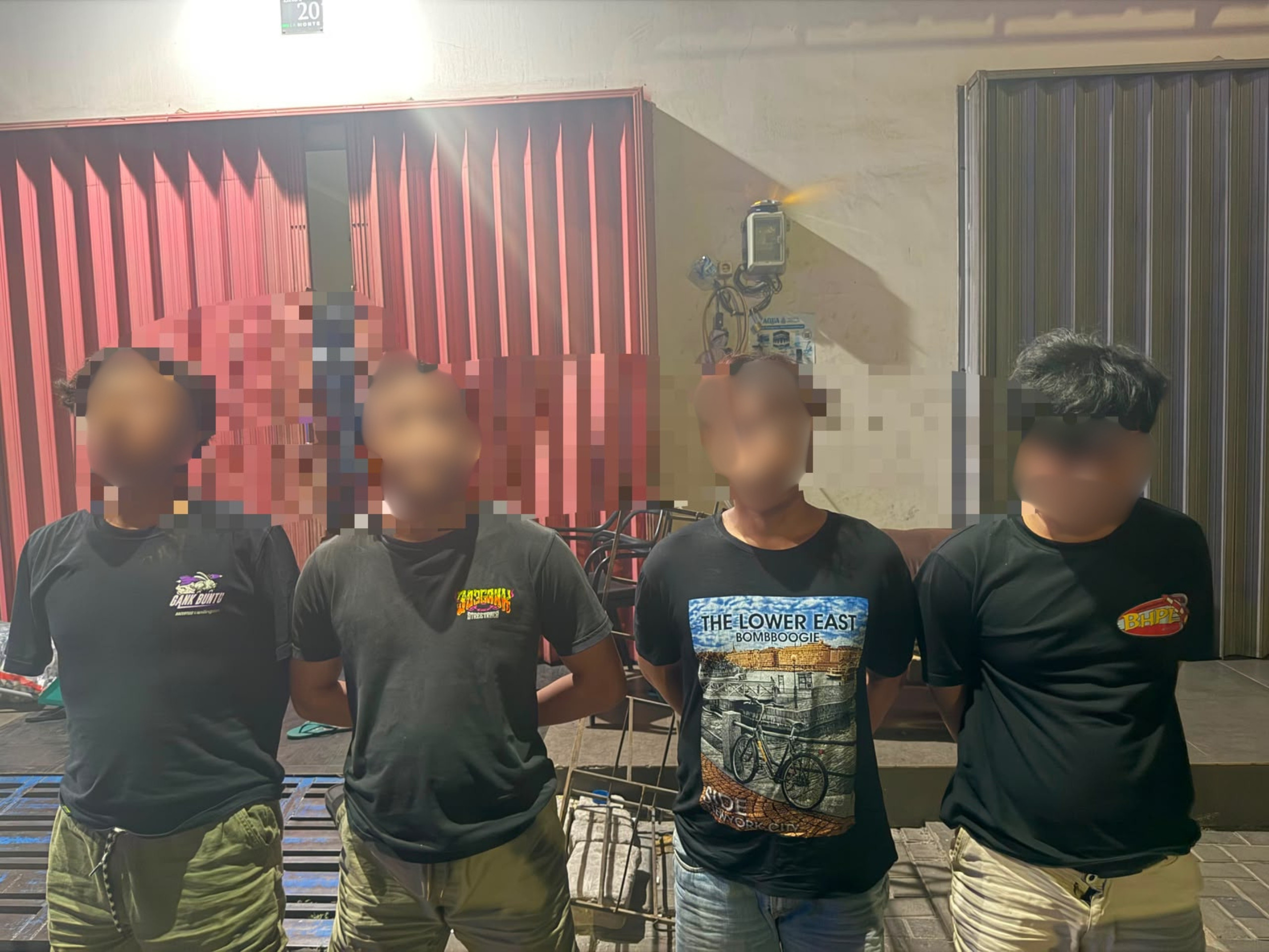 Brimob Metro Jaya Amankan 4 Pelaku Penganiayaan di Mustika Jaya Bekasi