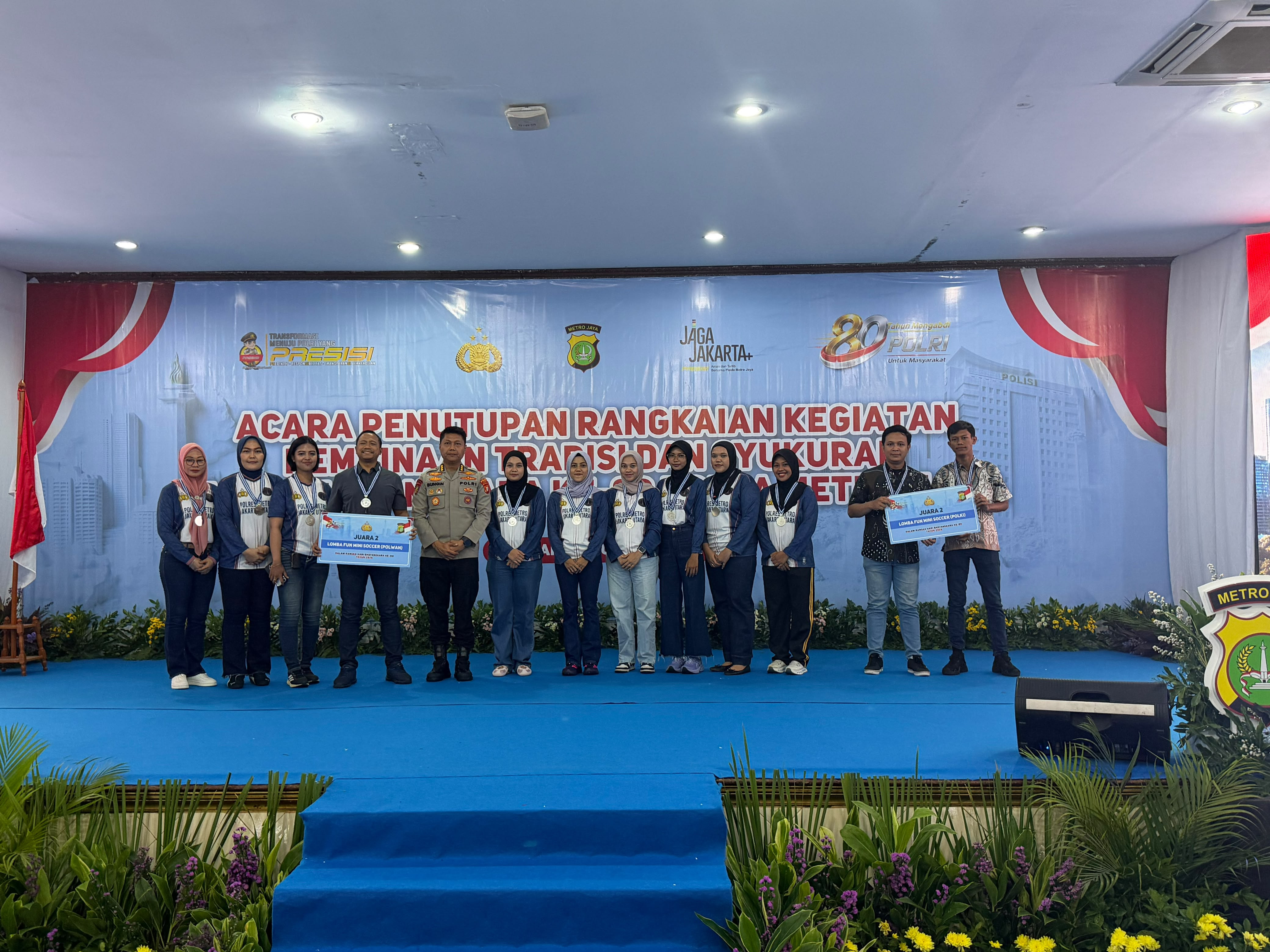 Polres Metro Jakarta Utara Borong 4 Gelar Piala Bergengsi pada HUT Bhayangkara ke-80