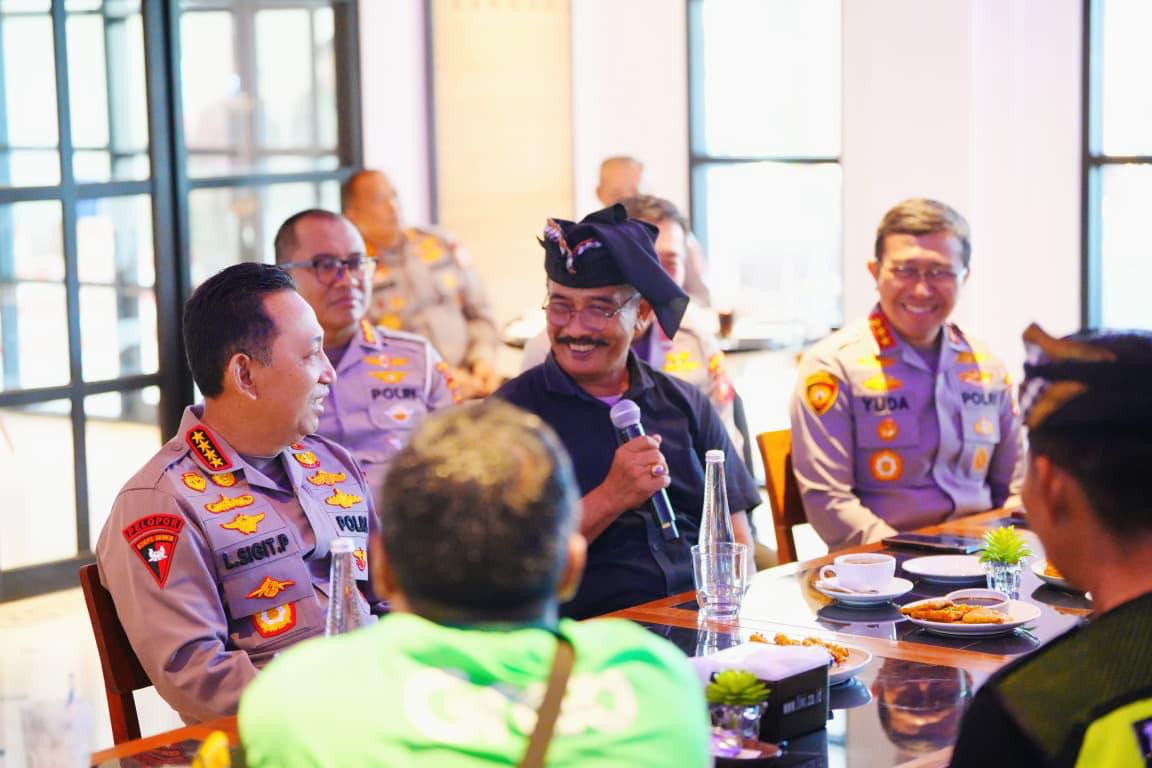 Polri Perkuat Sabuk Kamtibmas, Pecalang dan Ojol Bersatu Jaga Bali