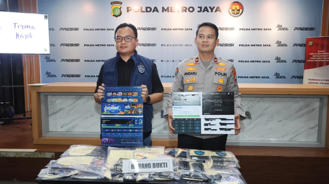 Polda Metro Jaya Ungkap Sindikat Judi Online 1XBET, Empat Tersangka Diamankan
