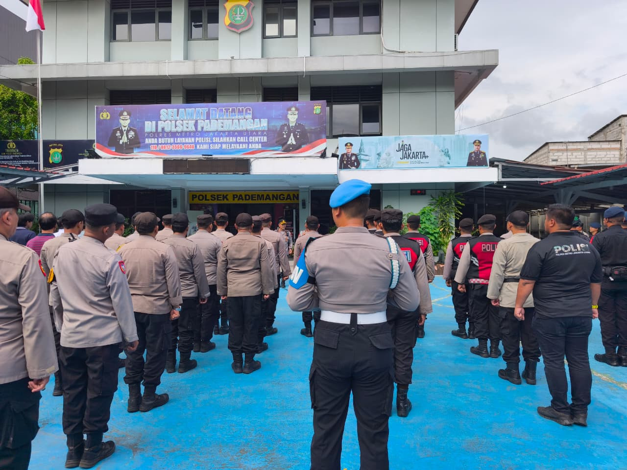 Apel Pengamanan Natal 2025 Digelar di Pademangan, Polisi Pastikan Ibadah Berjalan Aman dan Khidmat