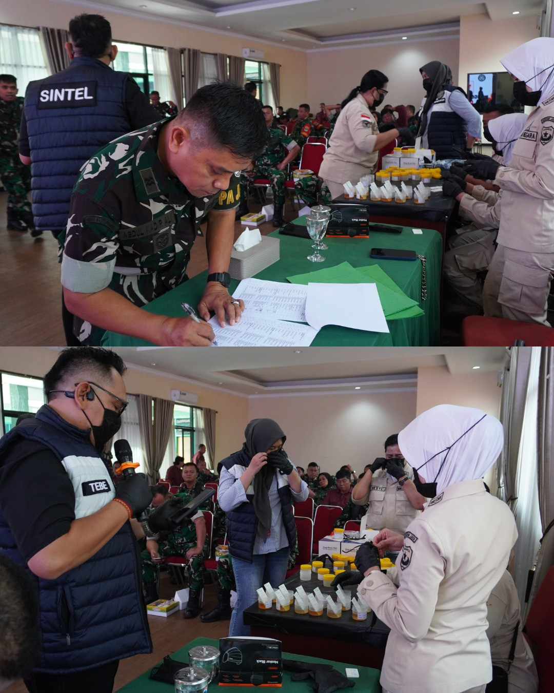 Kodim 0502/Jakarta Utara Perkuat Komitmen Pemberantasan Narkoba Melalui Penyuluhan dan Tes Urine
