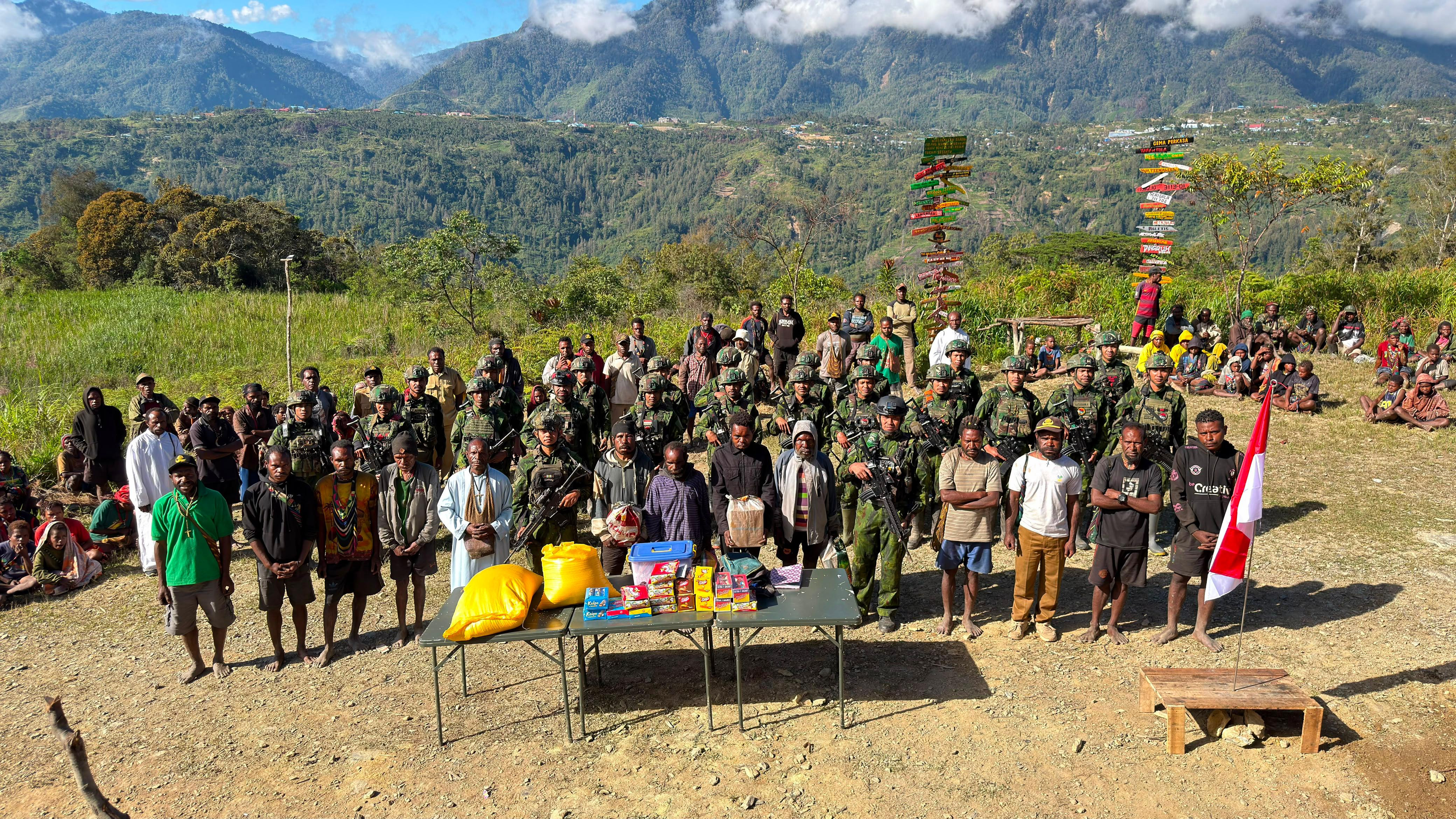 Langkah Nyata Menjaga Papua Damai: Koops TNI Habema Kuasai Honai Kelompok Bersenjata OPM, Tiga Pucuk Senjata Api Berhasil Diamankan