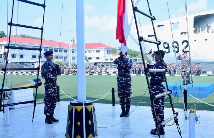Kolinlamil Tanamkan Nilai Nasionalisme Lewat Upacara Bendera Rutin
