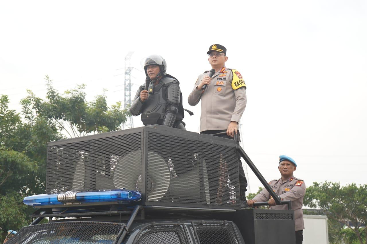 Polres Metro Jakarta Utara Gelar Pelatihan Dalmas di Jakarta International Stadium, Perkuat Profesionalisme dan Humanisme Polisi