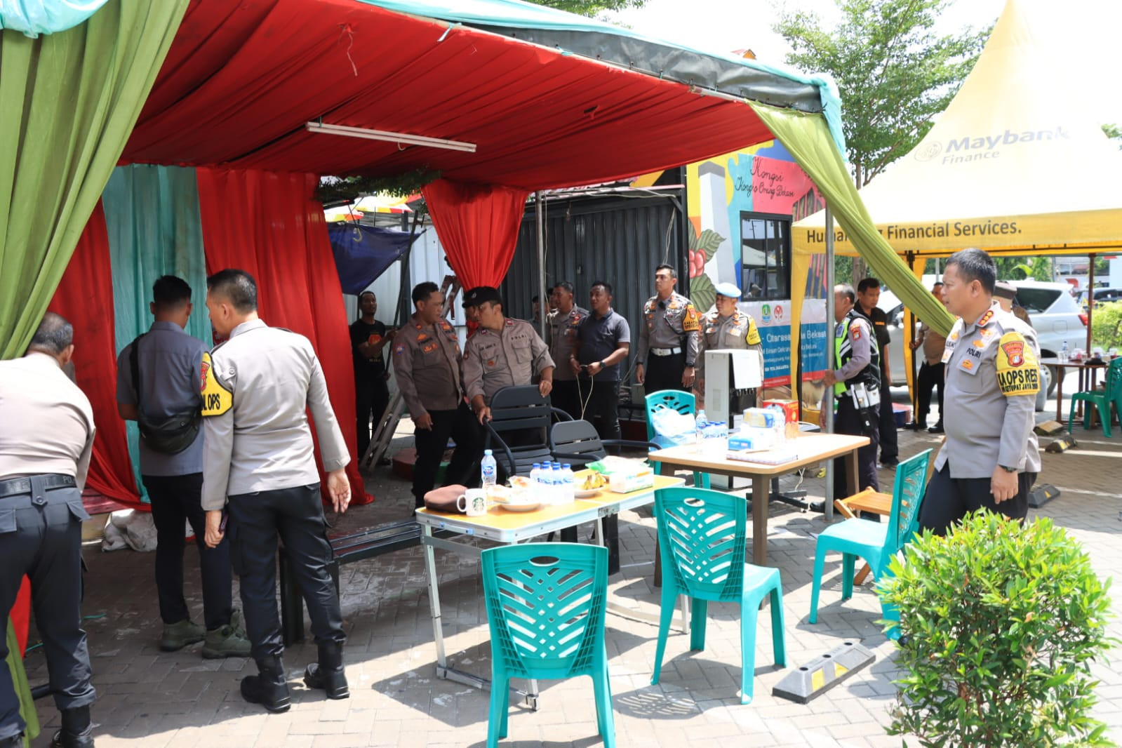 Persiapan One Way Nasional, Kapolres Metro Bekasi Kota Cek Titik Krusial Pos Pantau di Rest Area KM 6B