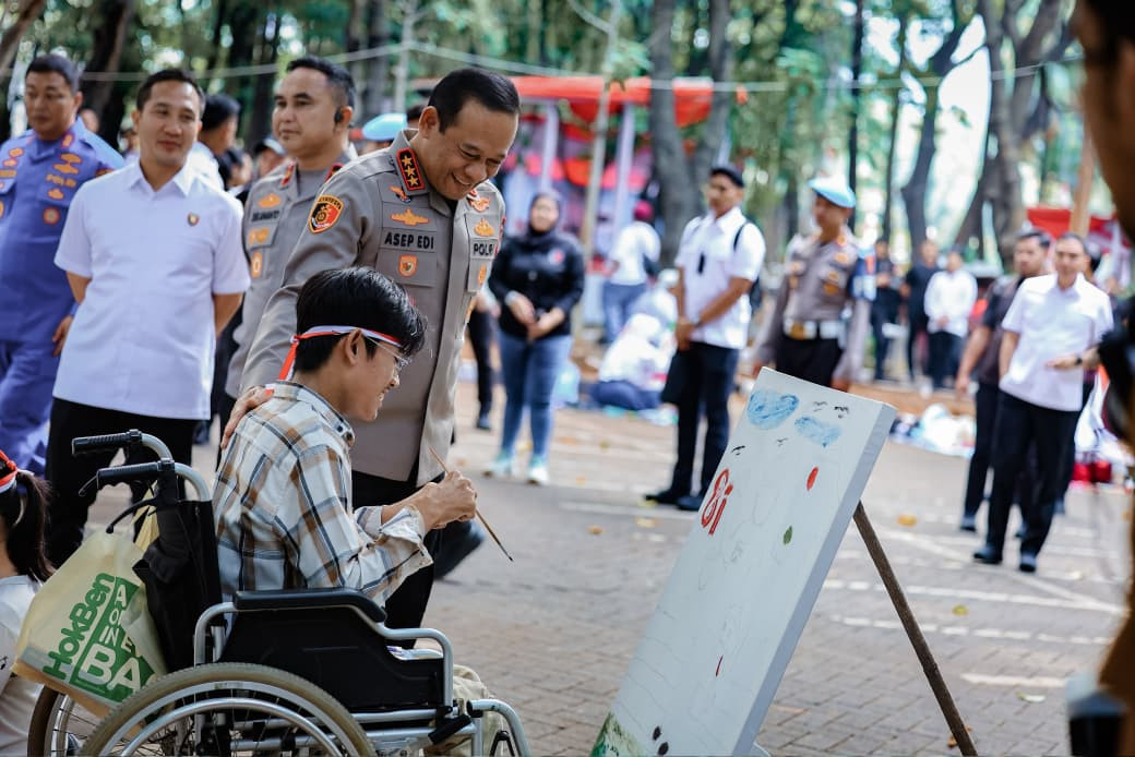 Semarak HUT ke-81 Kemerdekaan RI, Polda Metro Jaya Gelar Festival UMKM dan Lomba Melukis