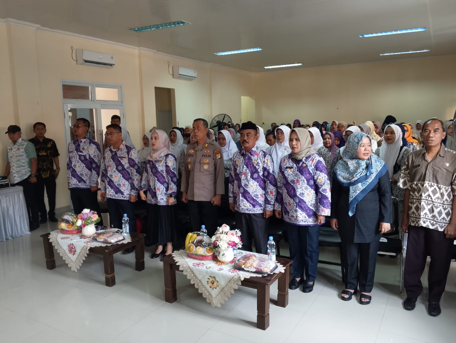 Waka Polsek Bekasi Barat Hadiri Peringatan Hari Kontrasepsi Sedunia dan Sampaikan Himbauan Kamtibmas